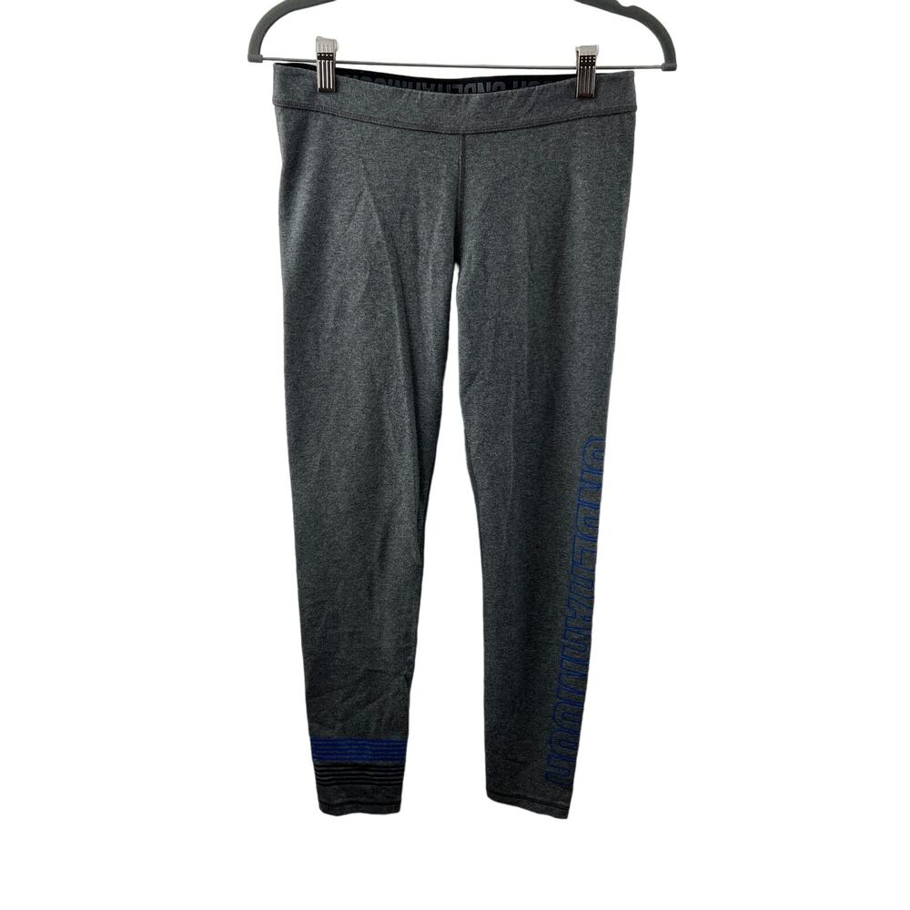 Under Armour Gray Yoga Leggings Elastic Waist Pull On Performance Size M Medium